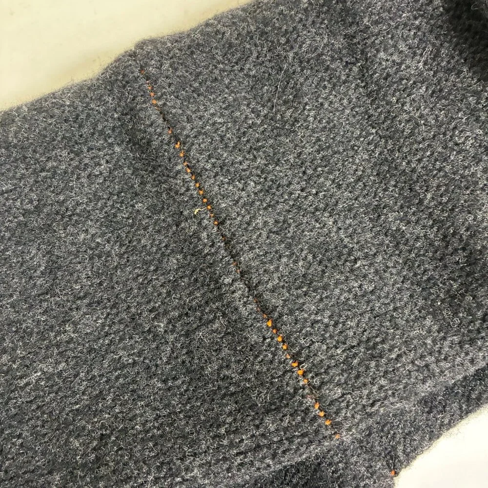 VTG Y2K BOSS Hugo Boss 100% Virgin Wool Old Money Rectangle Scarf